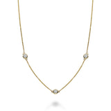 Bezel Diamond by the Yard Necklace