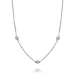 Bezel Diamond by the Yard Necklace
