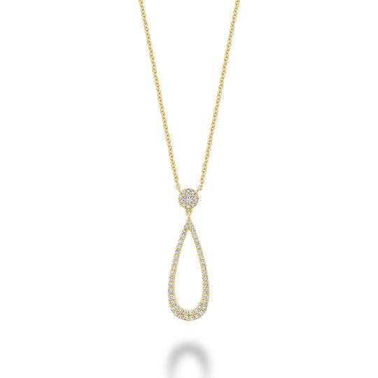 Drop Diamond Necklace