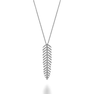 Leaf Diamond Necklace