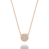 Round Diamond Necklace