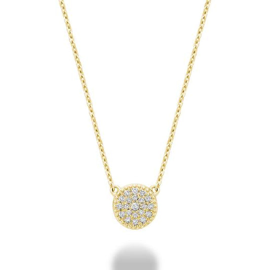 Round Diamond Necklace