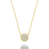 Round Diamond Necklace