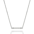 Bar Bezel Diamond Necklace