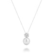 Cultured Freshwater Pearl & Diamond Pendant