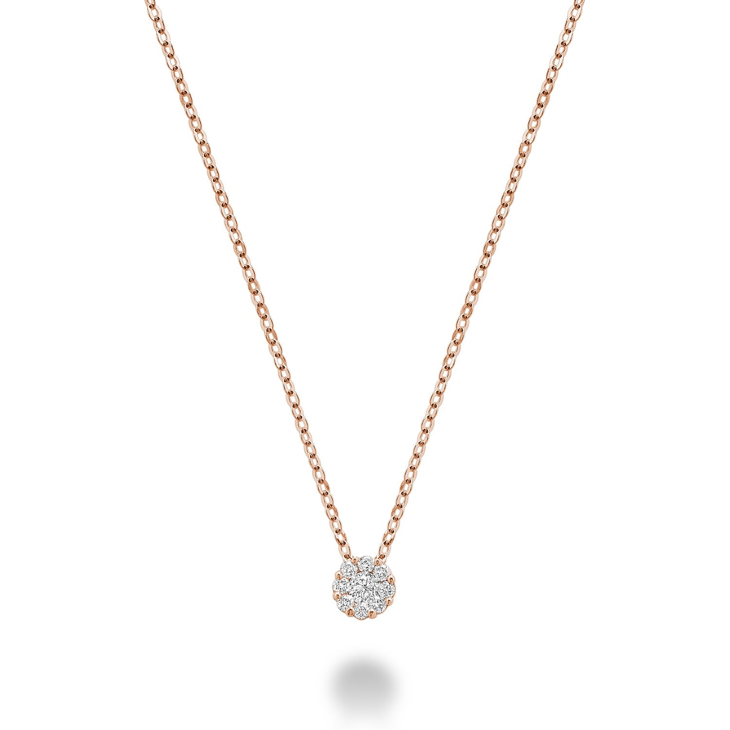 Cluster Diamond Pendant