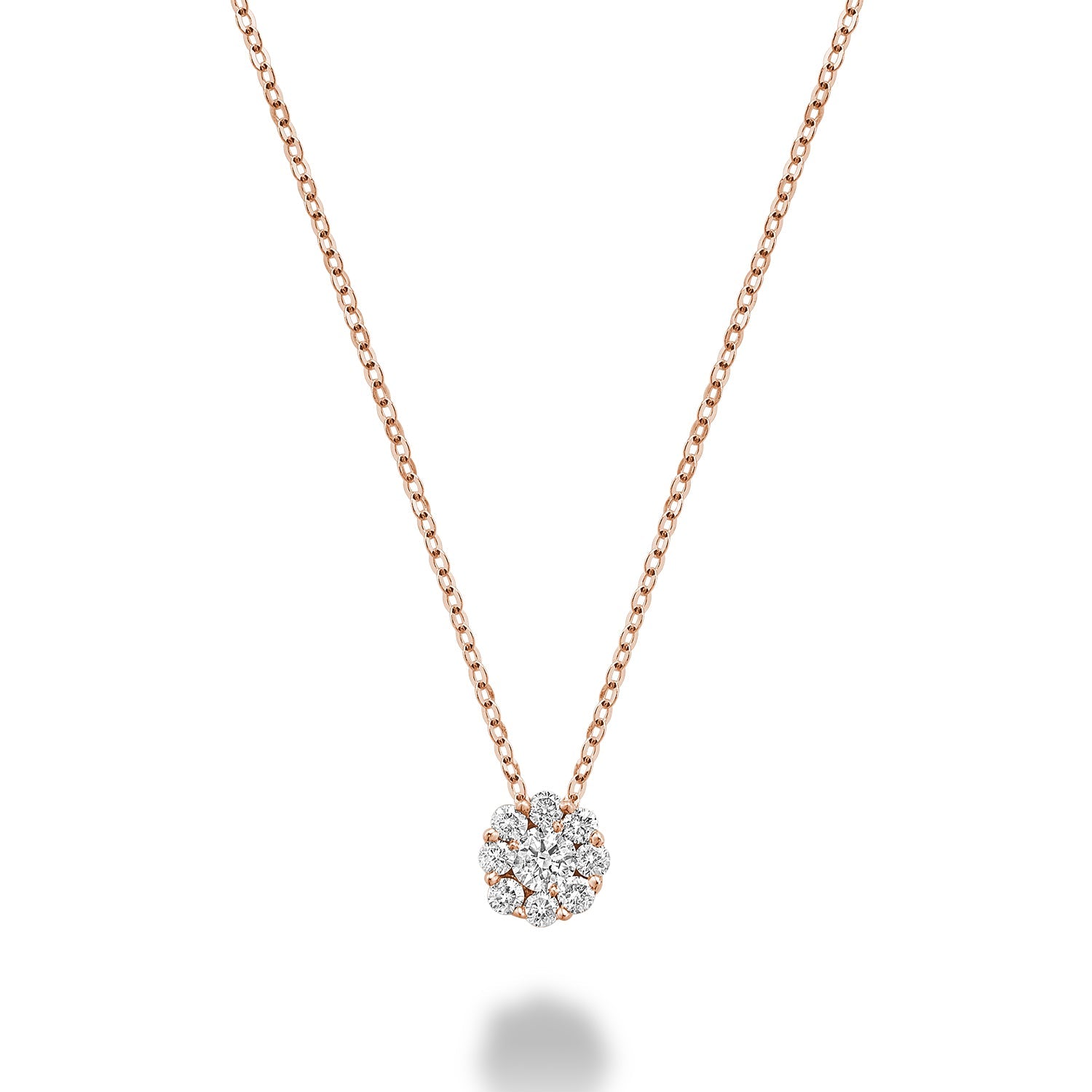 Cluster Diamond Pendant