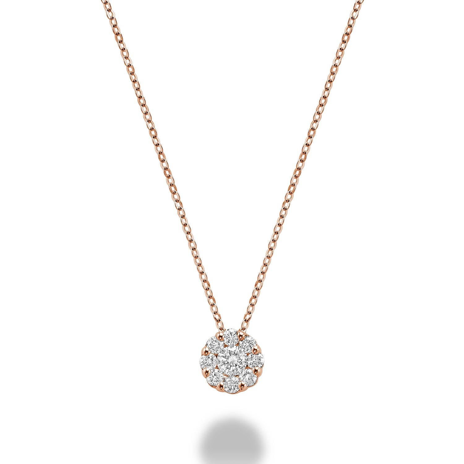 Cluster Diamond Pendant