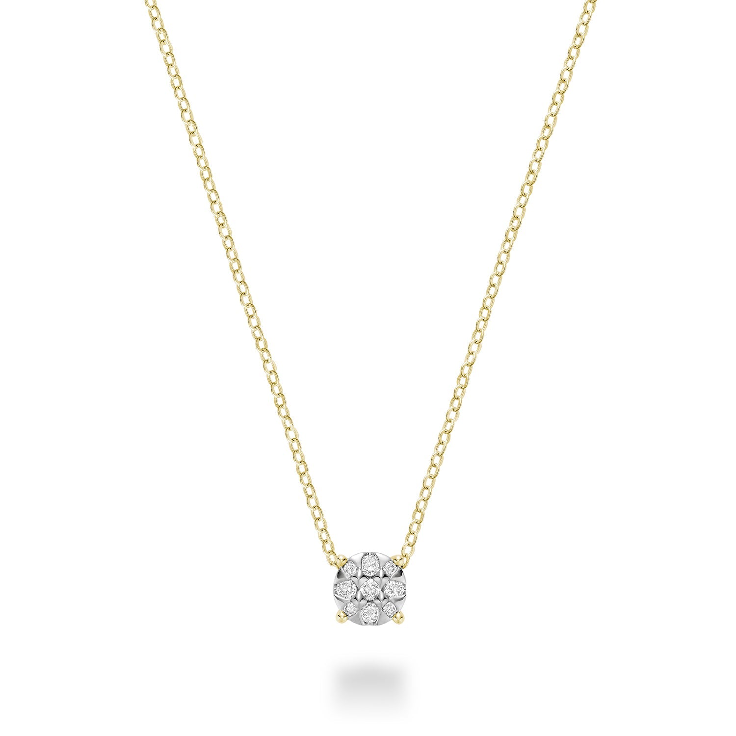 Illusion Diamond Pendant