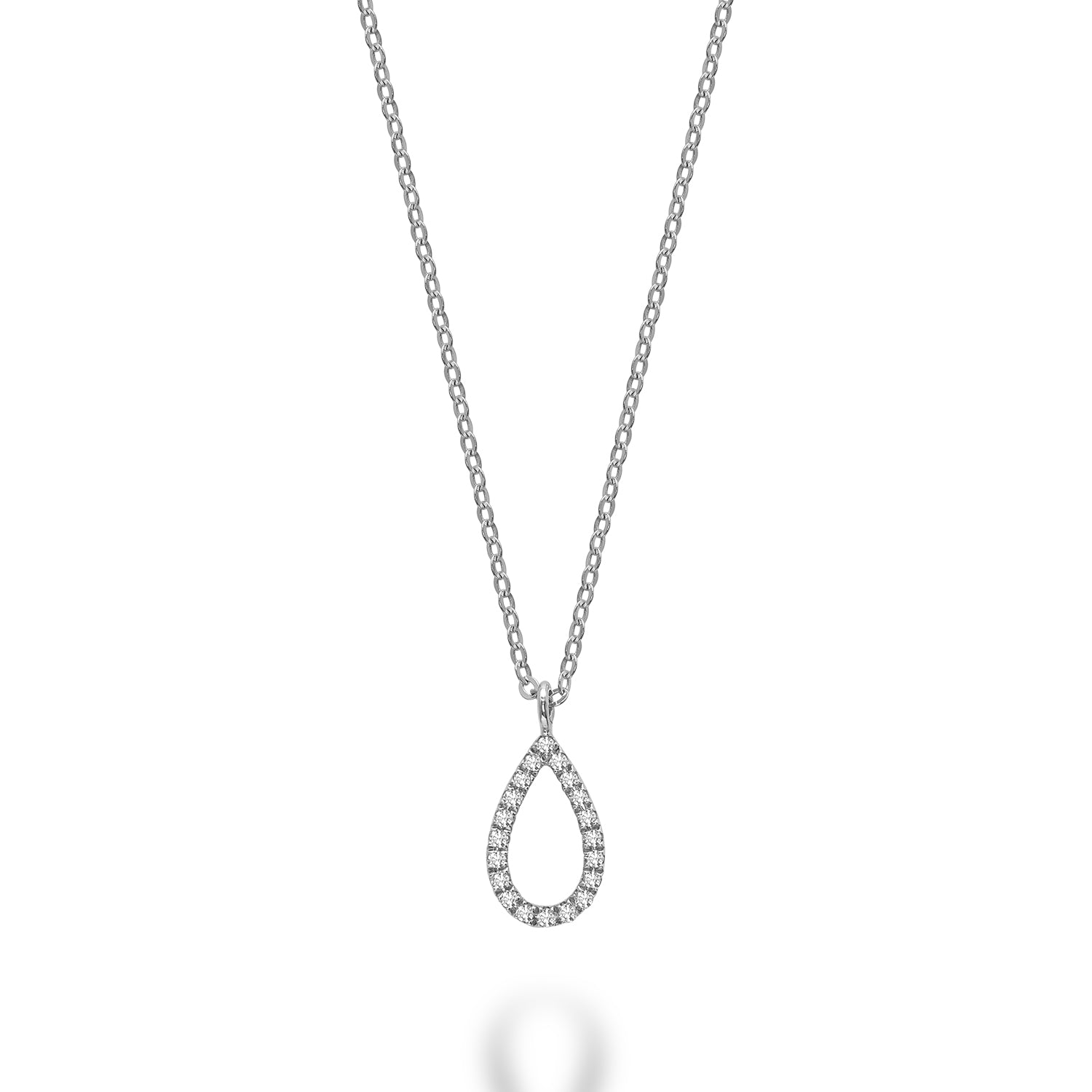 Pear Shape Diamond Pendant