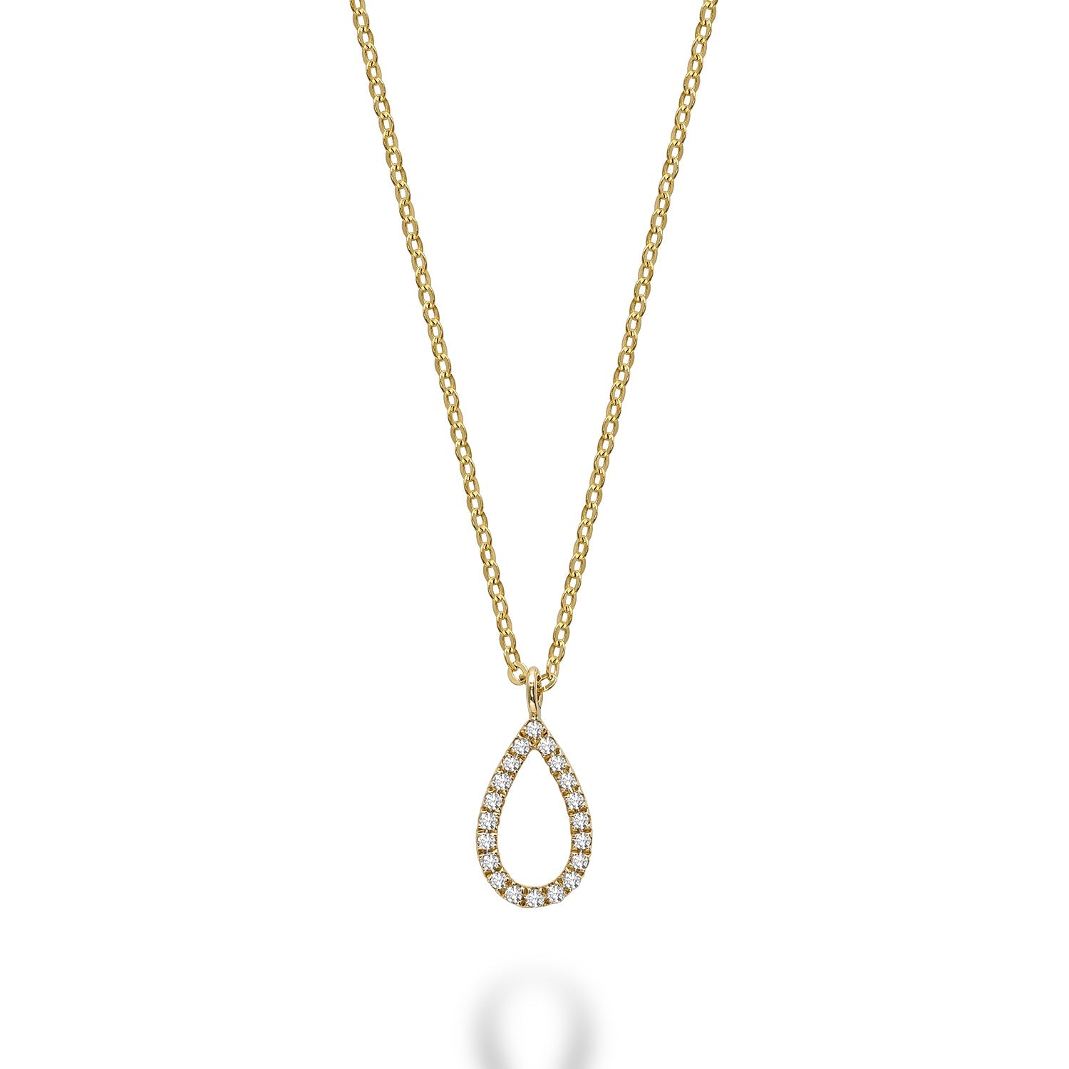 Pear Shape Diamond Pendant