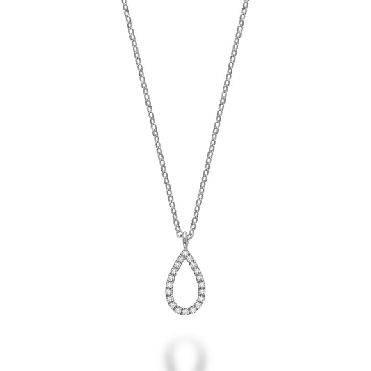 Pear Shape Diamond Pendant