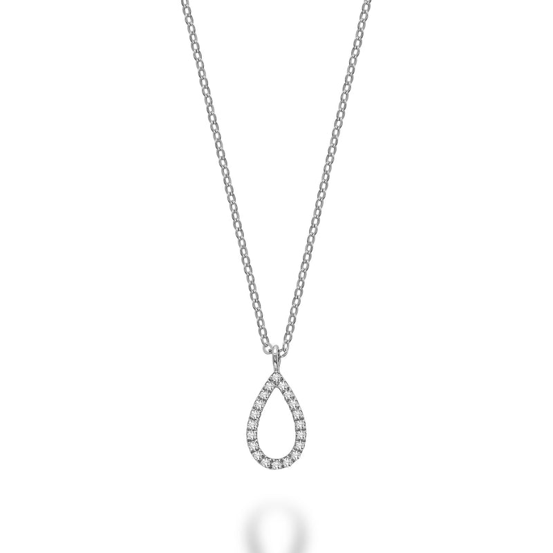 Pear Shape Diamond Pendant