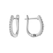 Diamond Huggie Earrings