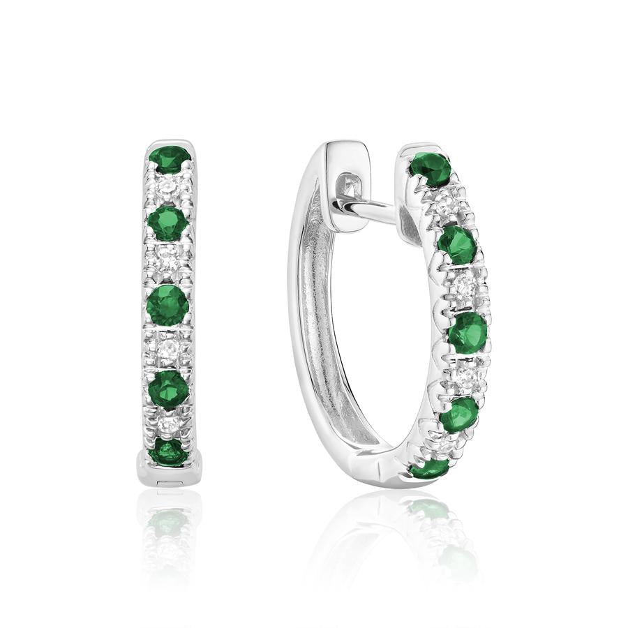 Precious Stone & Diamond Huge Earrings
