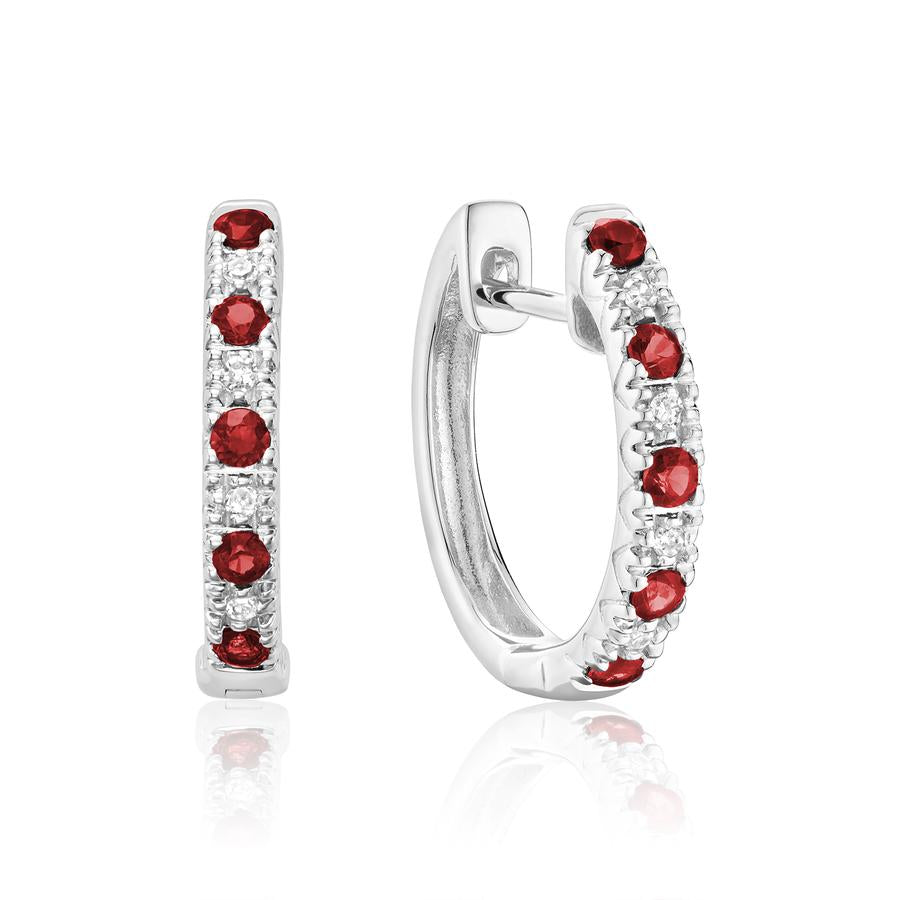 Precious Stone & Diamond Huge Earrings
