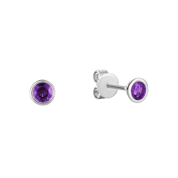 Precious stone sale stud earrings