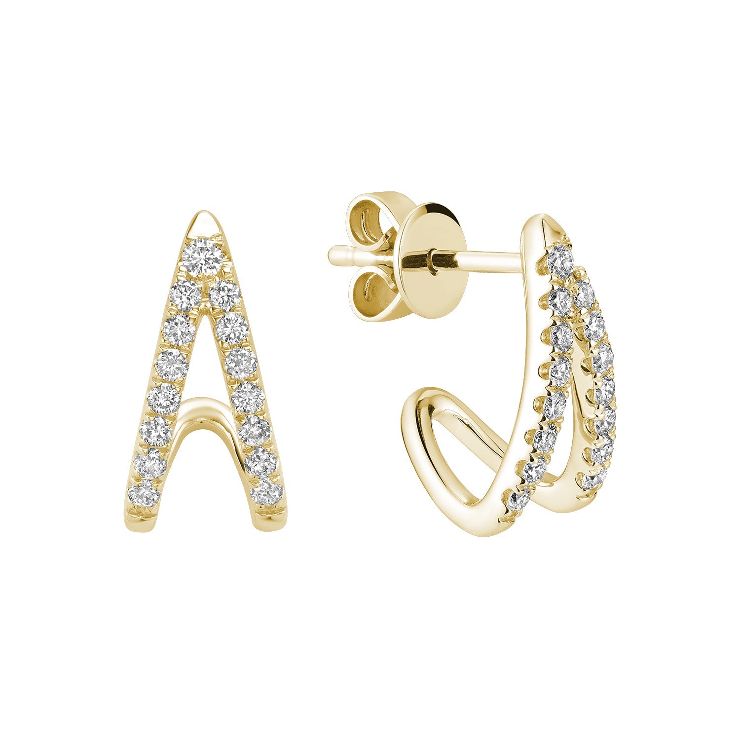 Fashion Diamond Stud Earrings