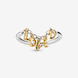 Pandora Loved Script Ring - FINAL SALE 167799CZ