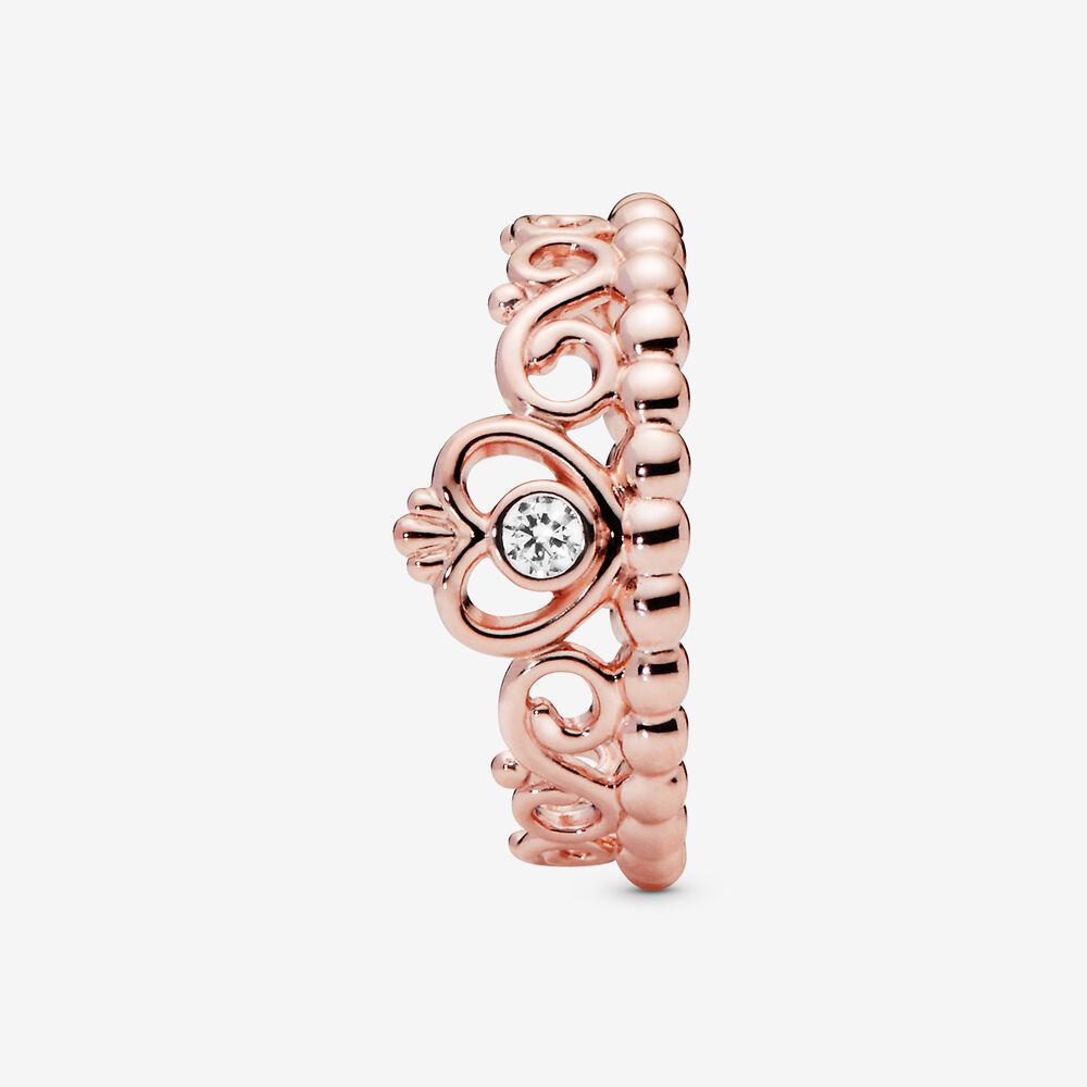 Pandora Princess Tiara Crown Ring 180880CZ