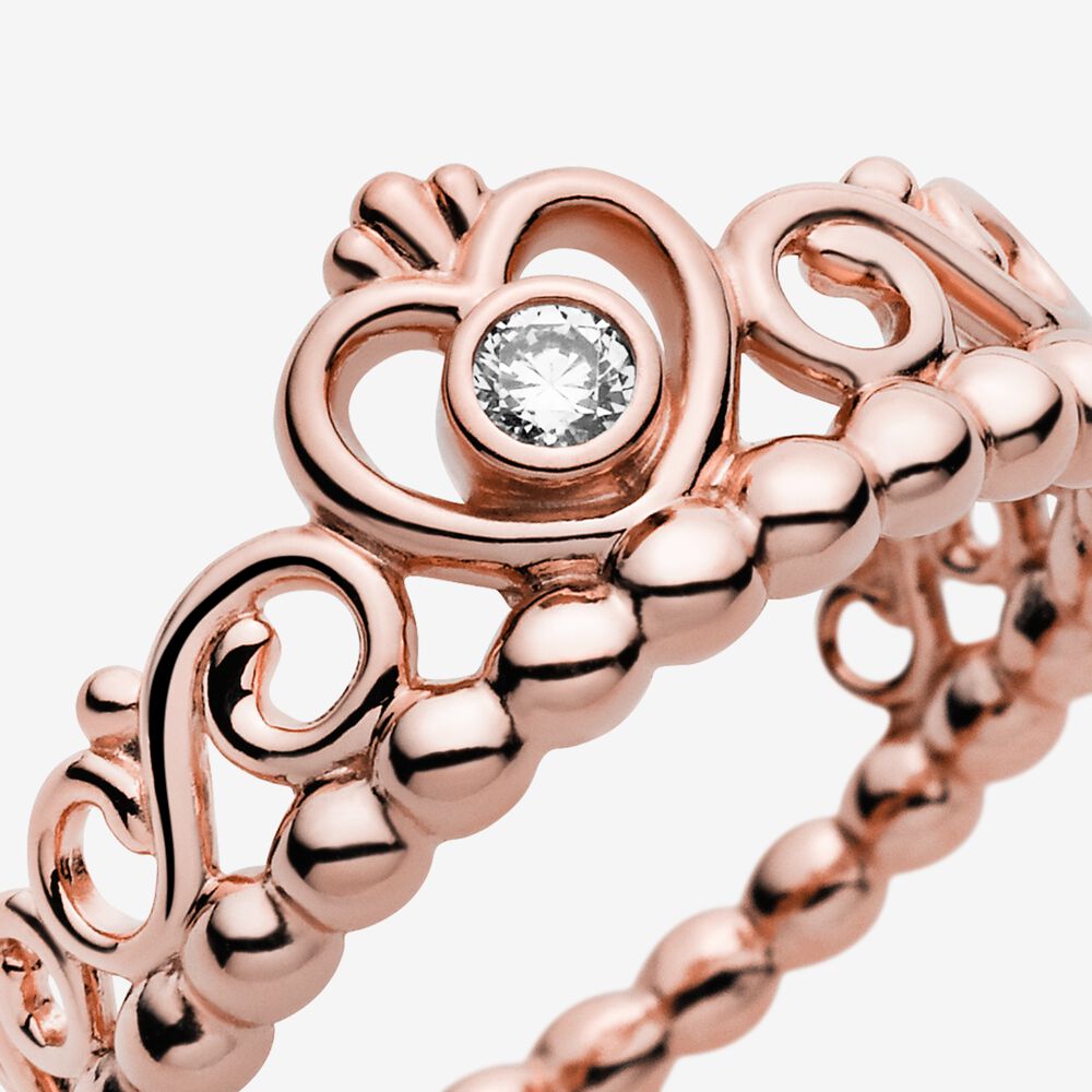 Pandora Princess Tiara Crown Ring 180880CZ