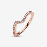 Sparkling Wave Ring