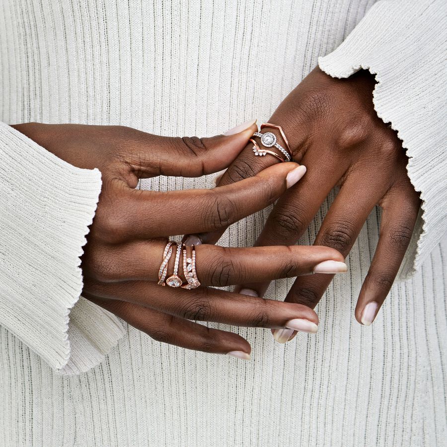 Polished Wishbone Ring 186314