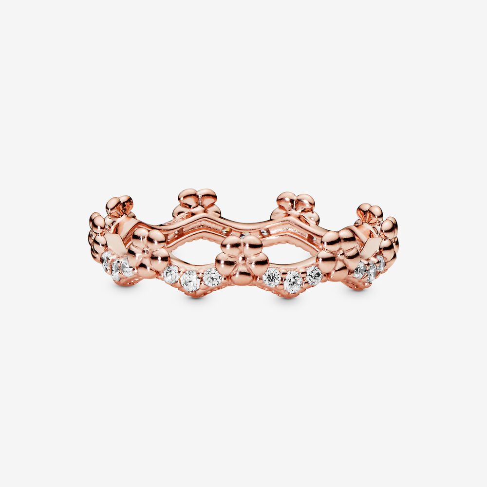 Pandora Flower Crown Ring - FINAL SALE 187924CZ