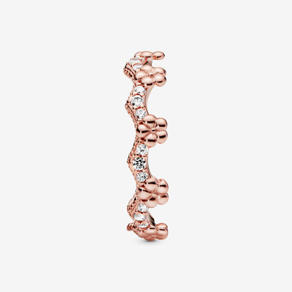 Pandora Flower Crown Ring - FINAL SALE 187924CZ