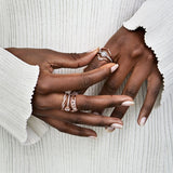 Classic Sparkle Halo Ring