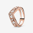 Pandora Sparkling Marquise Double Wishbone Ring 189095C01