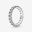 Sparkling Row Eternity Ring