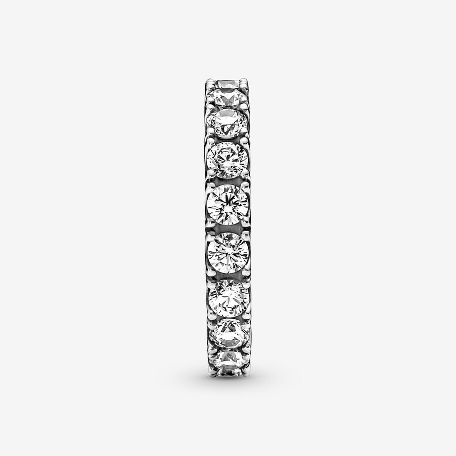Sparkling Row Eternity Ring