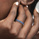 Sparkling Row Eternity Ring