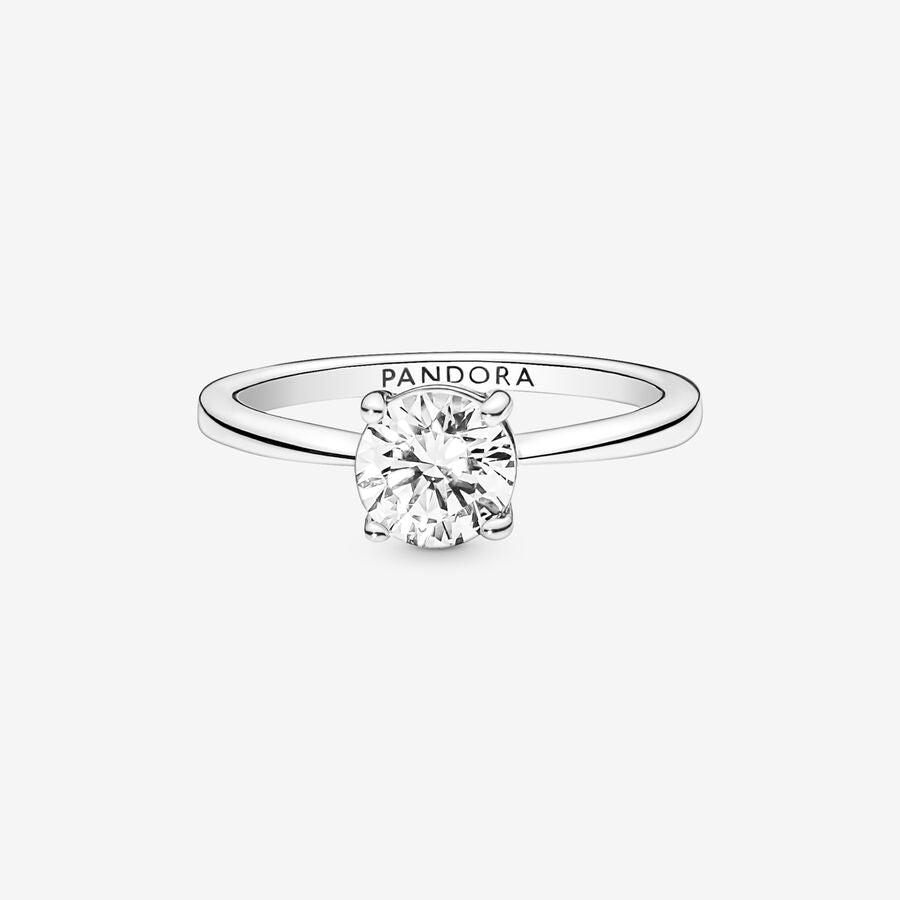 Sparkling Solitaire Ring
