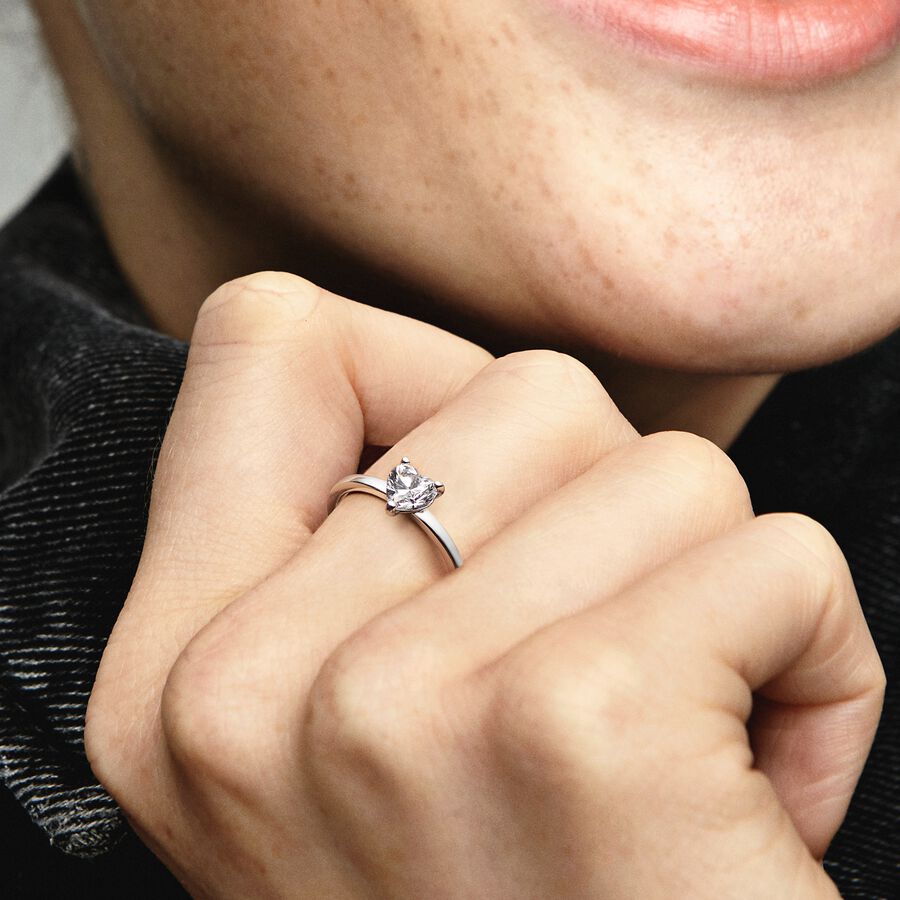 Sparkling Heart Solitaire Ring (RETIRED)