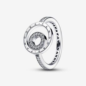 Pandora Signature Logo Circles Pav&eacute; Ring