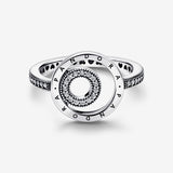 Pandora Signature Logo Circles Pav&eacute; Ring