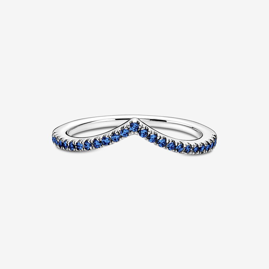 Pandora Timeless Wish Sparkling Blue Ring