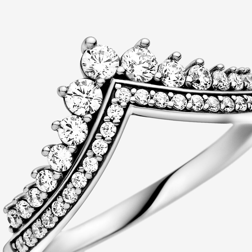 Pandora Princess Wishbone Ring 197736CZ