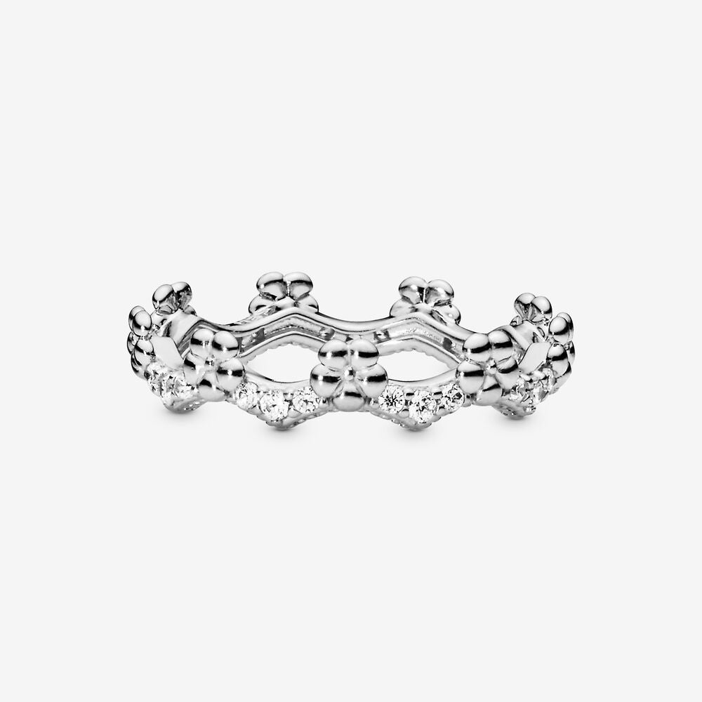 Pandora Flower Crown Ring - FINAL SALE 197924CZ