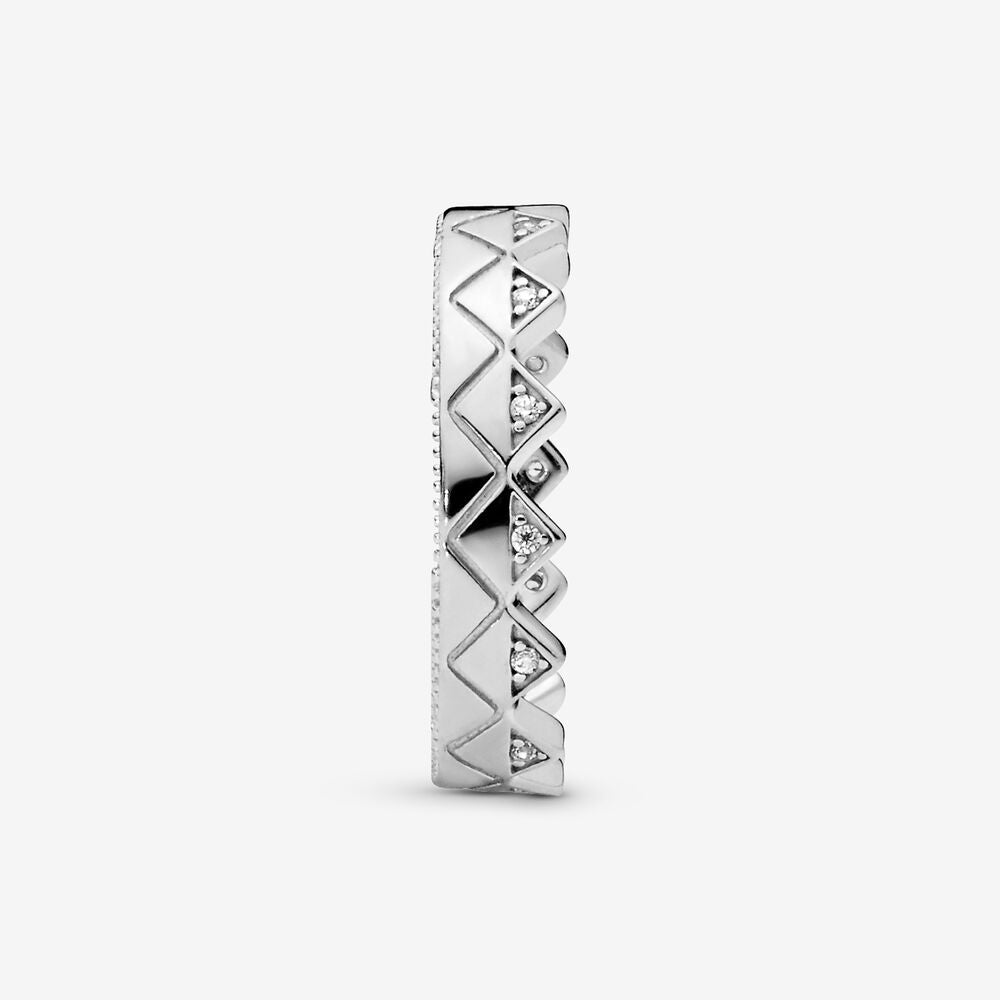 Pandora Geometric Crown Ring - FINAL SALE 198033CZ