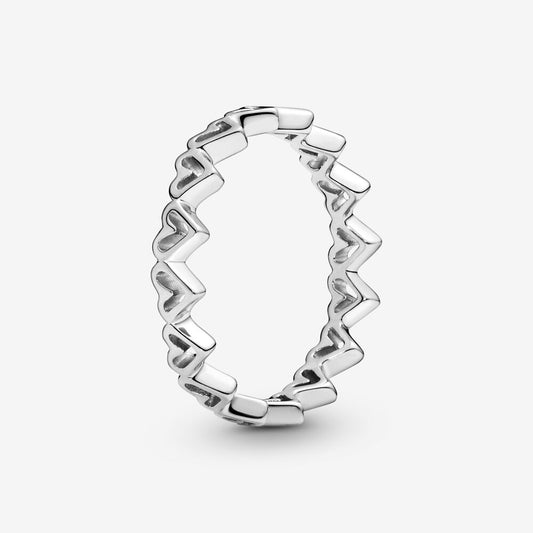 Pandora Freehand Hearts Ring 198696C00