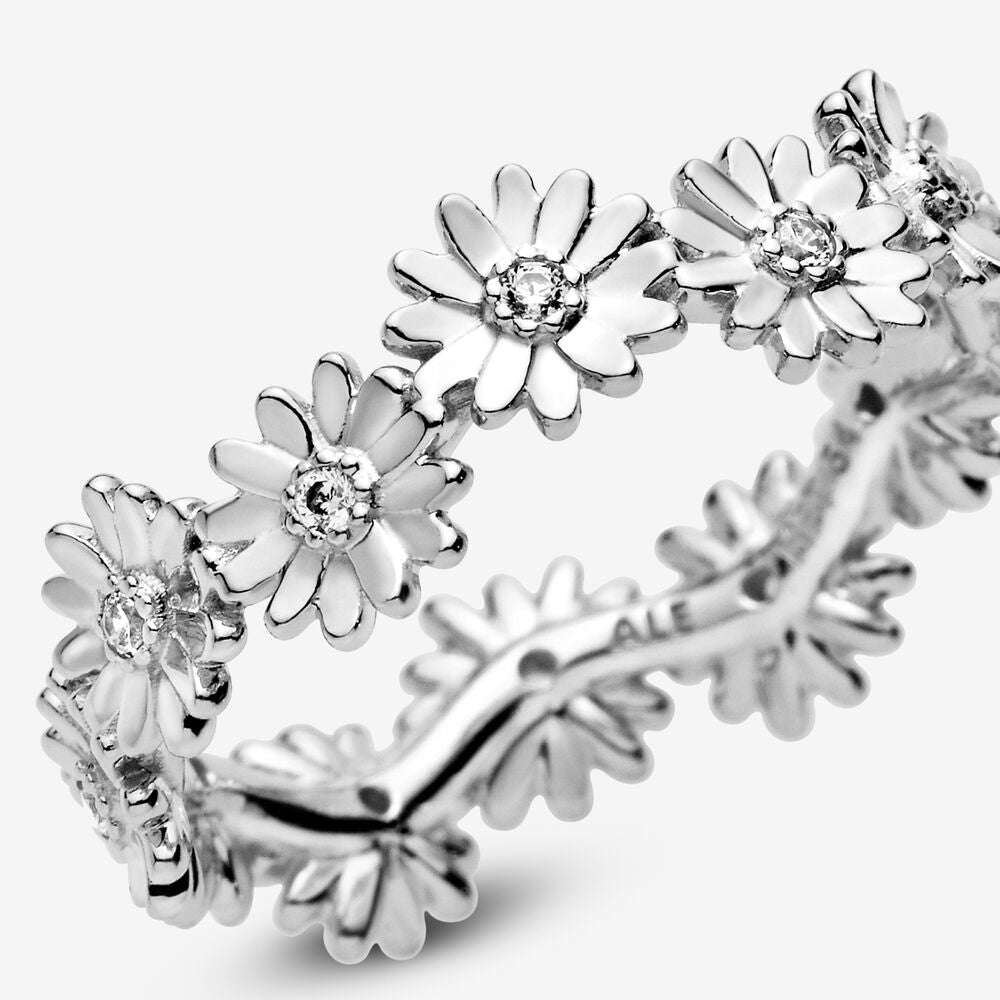 Pandora Sparkling Daisy Flower Crown Ring 198799C01
