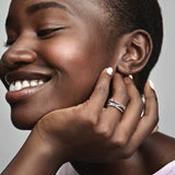 Sparkling Triple Band Ring