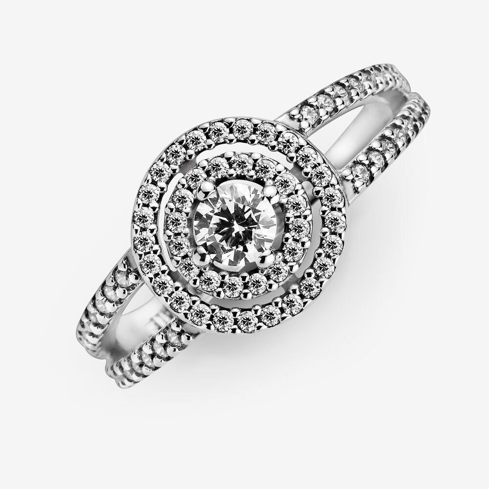 Panodora  Sparkling Double Halo Ring  199408C01