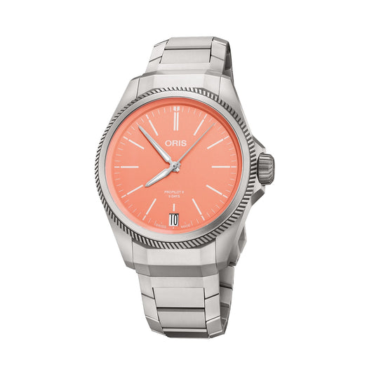 Oris Pro Pilot X Calibre 400 Salmon Dial 01 400 7778 7158-07 7 20 01TLC