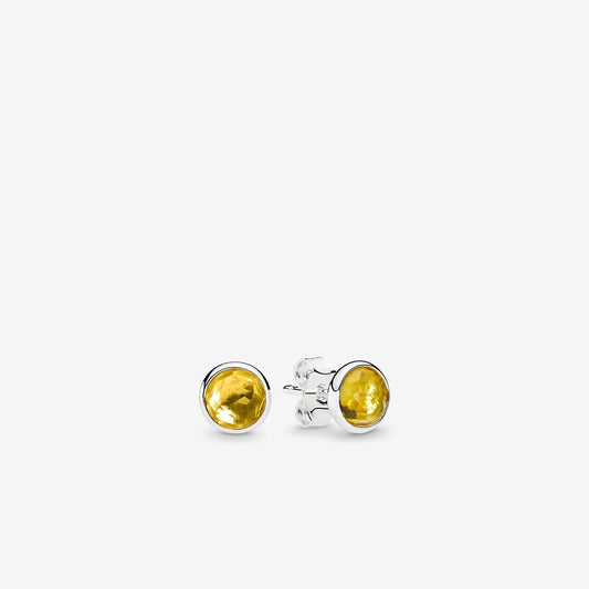 Pandora November Droplets Stud Earrings 290738CI