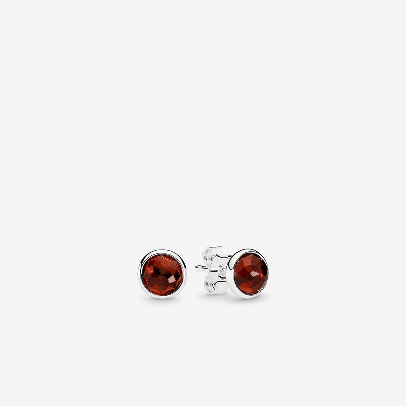 Pandora January Droplets Stud Earrings 290738GR