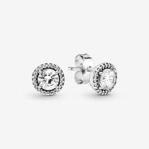 Pandora Round Sparkle Stud Earrings 296272CZ